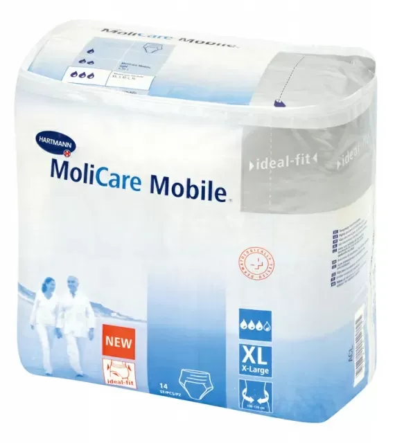 MoliCare Mobile впитывающие трусы при недержании, Extra Large XL (4), 130-170 см, 14 шт.