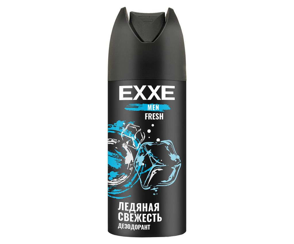 Exxe Men Fresh Дезодорант мужской Ледяная свежесть, спрей, 150 мл, 1 шт. купить по цене от 160 руб в Перми, заказать с доставкой в аптеку, инструкция по применению, отзывы, аналоги, Арнест