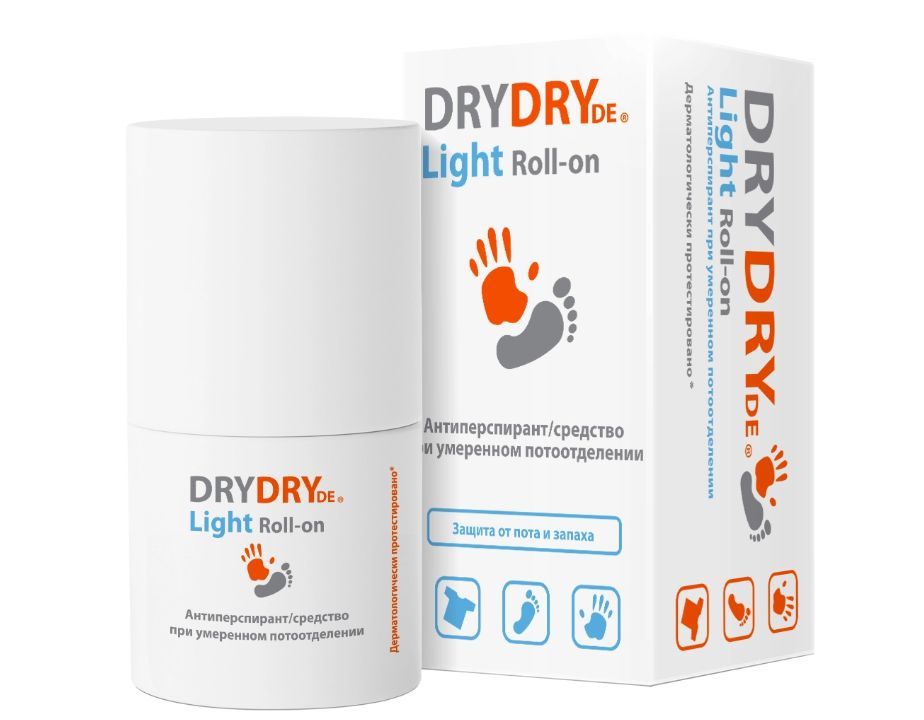 фото упаковки Dry Dry de light средство при умеренном потоотделении