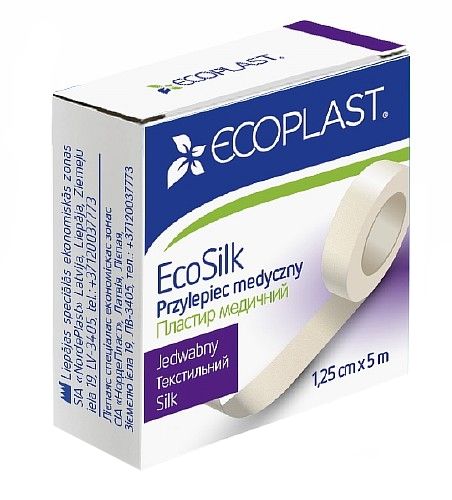 фото упаковки Ecoplast Пластырь фиксирующий Ecosilk