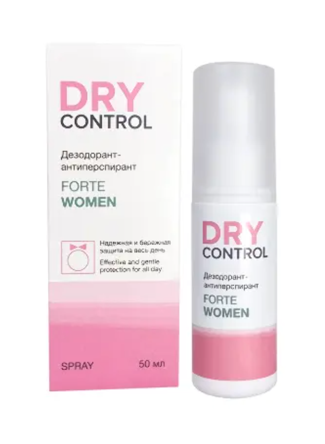 фото упаковки Dry Control Forte Women spray дезодорант-антиперспирант