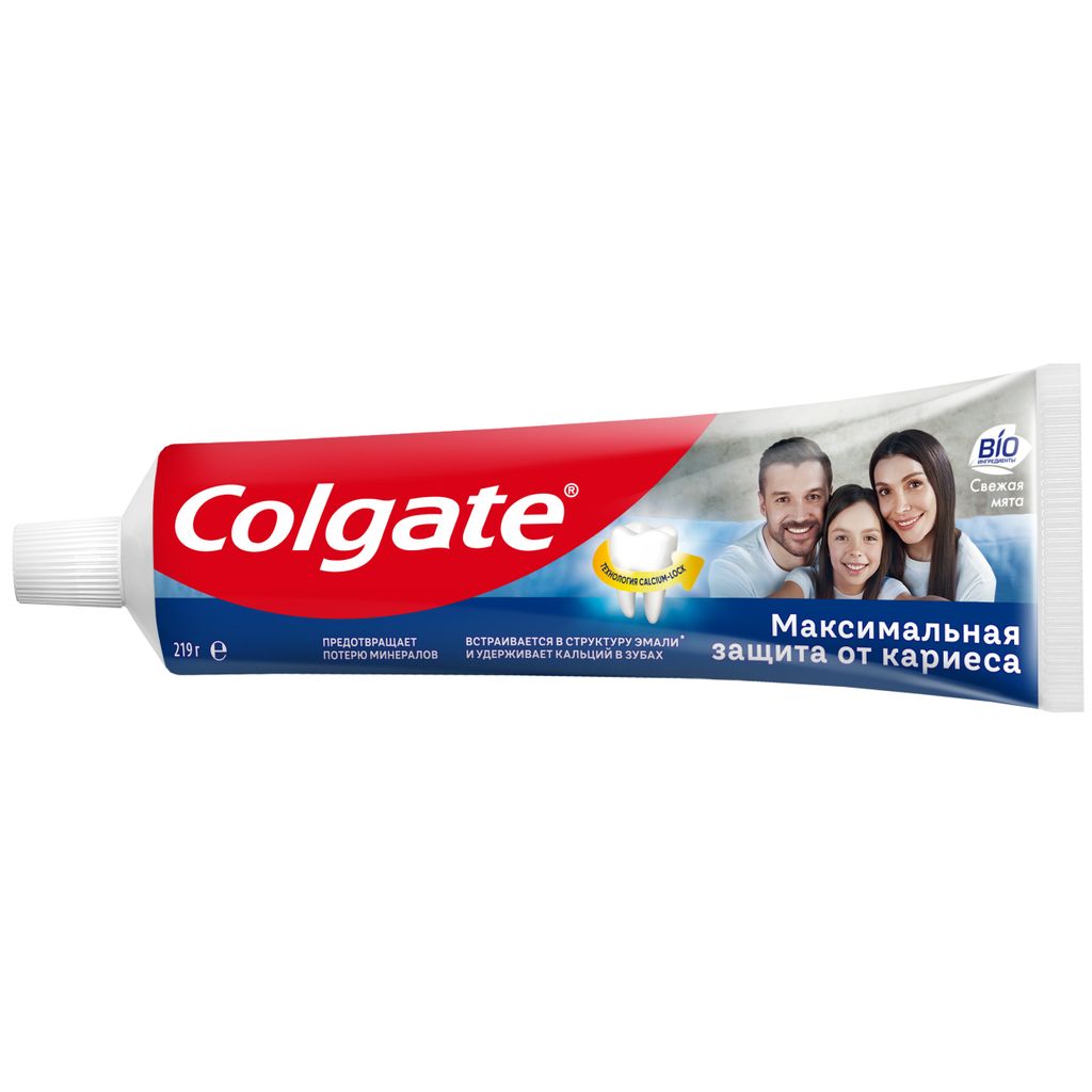 Colgate Максимальная Защита от кариеса Свежая мята зубная паста, паста зубная, 150 мл, 1 шт.