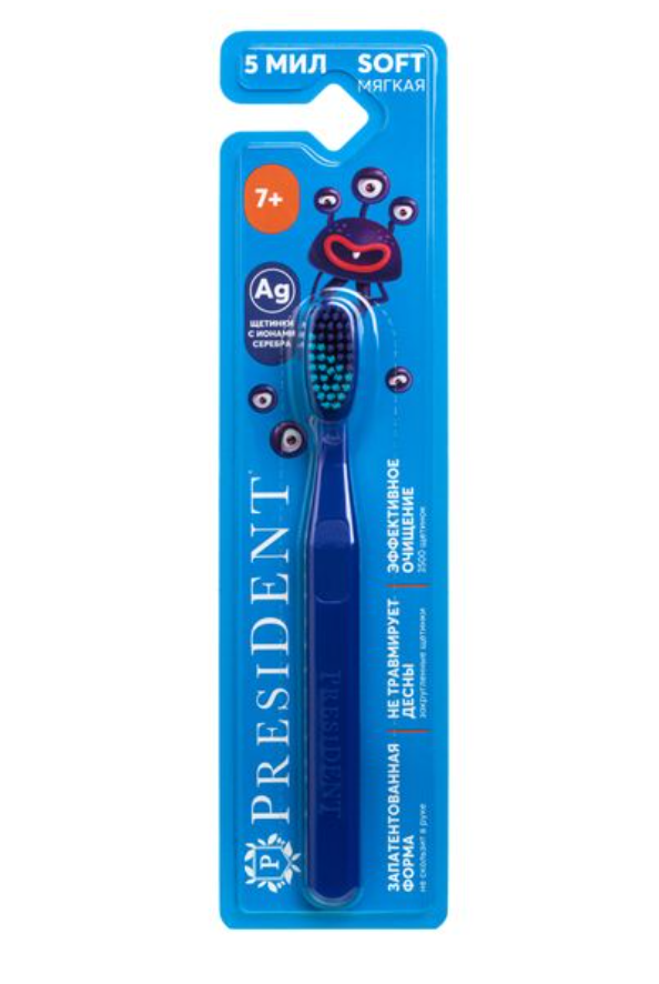 фото упаковки PresiDent Щетка зубная для детей
