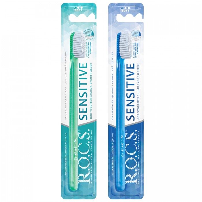 фото упаковки ROCS Sensitive Soft Зубная щетка