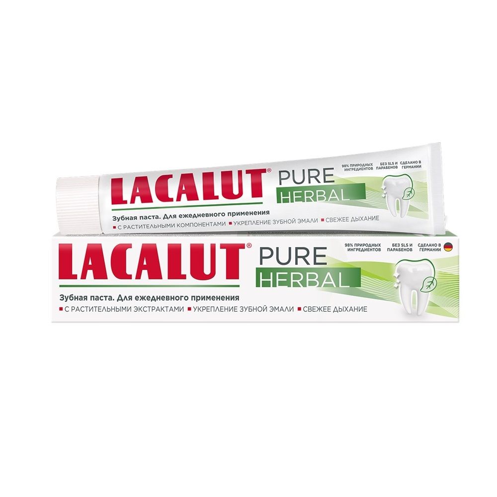 фото упаковки Lacalut Pure Herbal Зубная паста