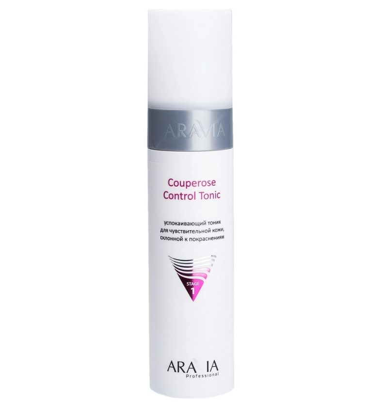 фото упаковки Aravia Professional Couperose Control Tonic Тоник успокаивающий