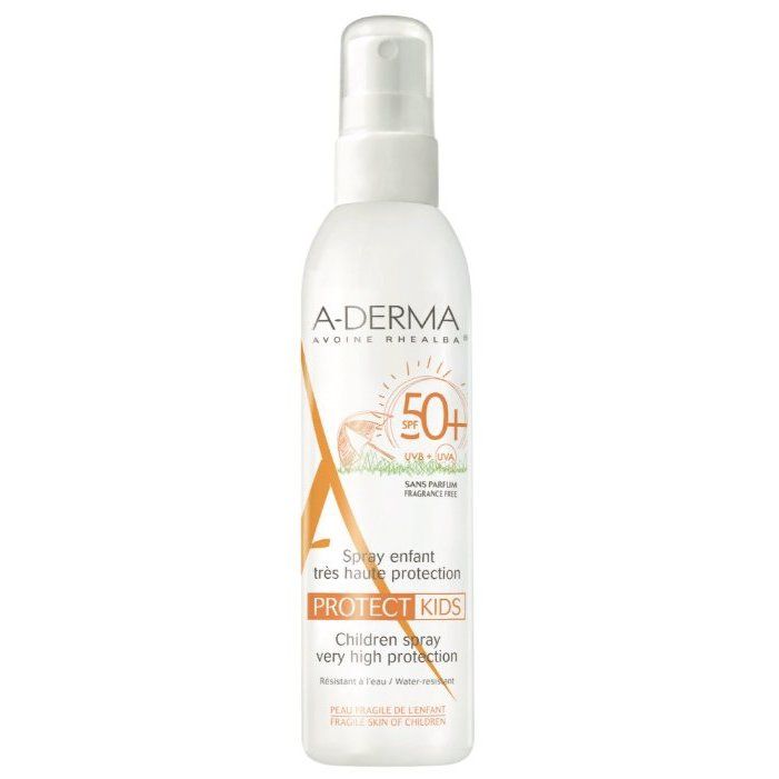 фото упаковки A-Derma Protect Kids Спрей солнцезащитный для детей SPF50+