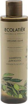 фото упаковки Ecolatier green olive oil шампунь для волос мягкость и блеск
