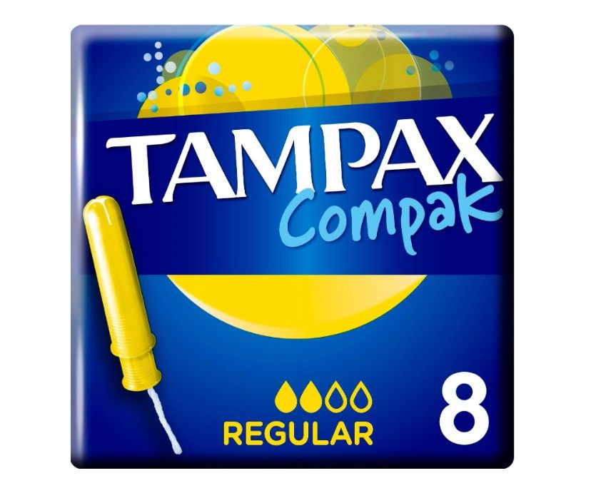 фото упаковки Tampax Compak regular тампоны с аппликатором, 8 шт. фото упаковки Tampax Compak regular тампоны с аппликатором