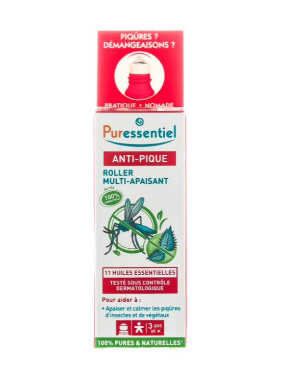 Puressentiel Роллер Анти-Укус успокаивающий, с 11 эфирными маслами, 5 мл, 1 шт.