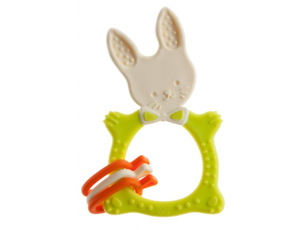 фото упаковки Roxy-kids Прорезыватель универсальный Bunny teether