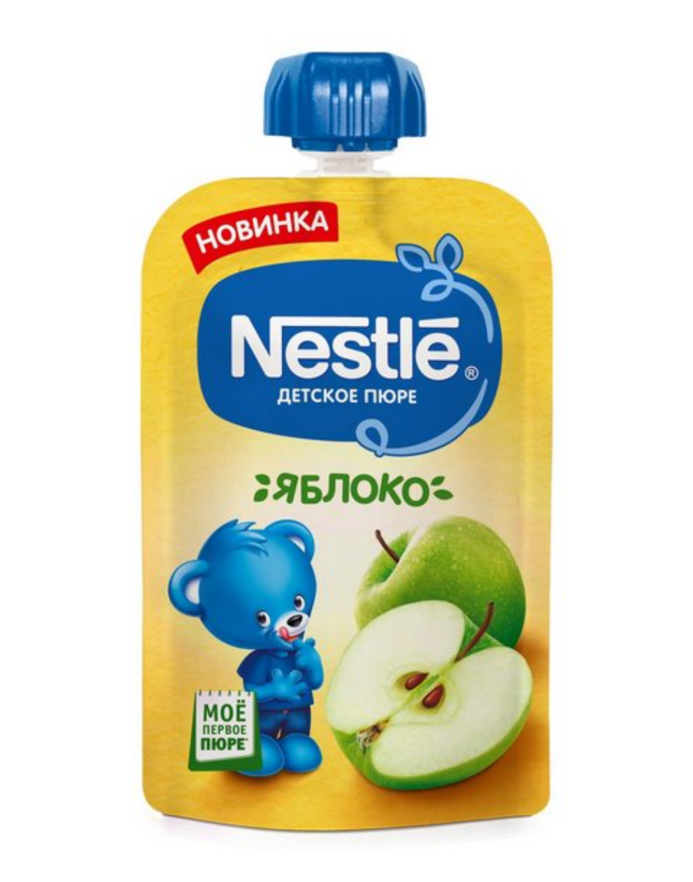 фото упаковки Nestle Фруктовое пюре Яблоко