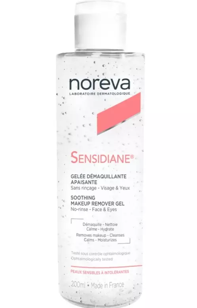 фото упаковки Noreva Sensidiane Смягчающее желе для снятия водостойкого макияжа