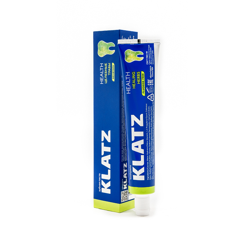 фото упаковки Klatz Health Зубная паста Целебные травы