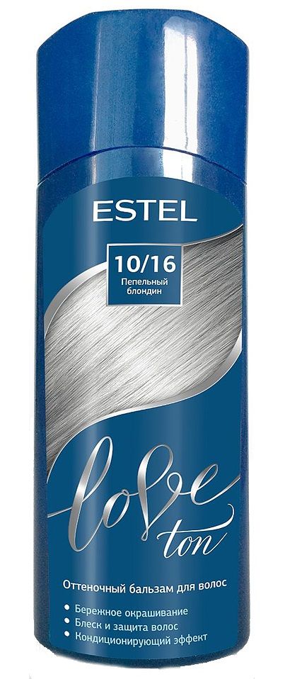 Estel Love Ton Оттеночный бальзам для волос, тон 10/16 Пепельный блондин, 150 мл, 1 шт.