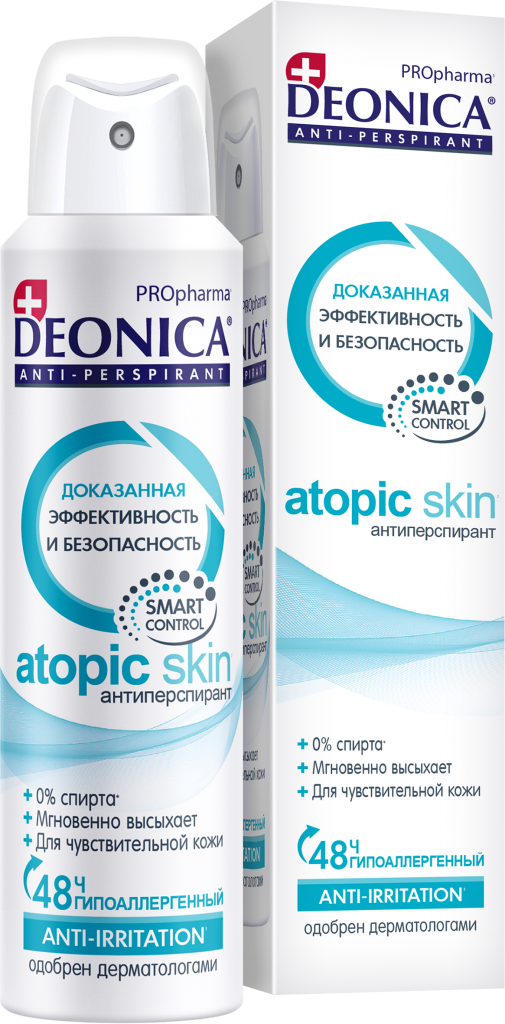 Deonica PROpharma Антиперспирант Atopic skin, спрей, 150 мл, 1 шт.