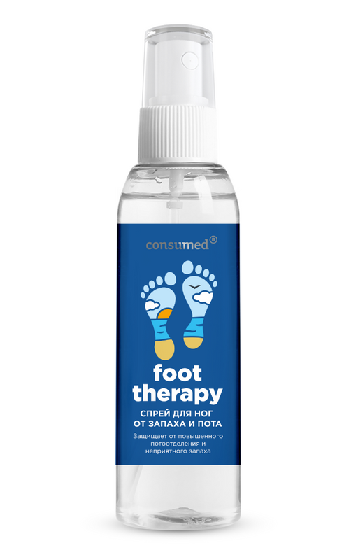 Consumed Foot Therapy Спрей для ног от запаха и пота, спрей, 100 мл, 1 шт.