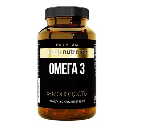 Atech nutrition premium Омега 3, капсулы, 60 шт.