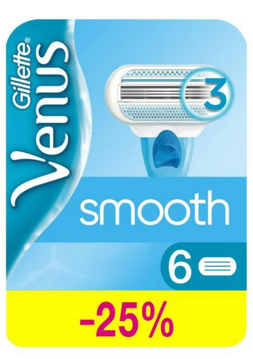 Gillette Venus Кассеты, для женщин, 6 шт.