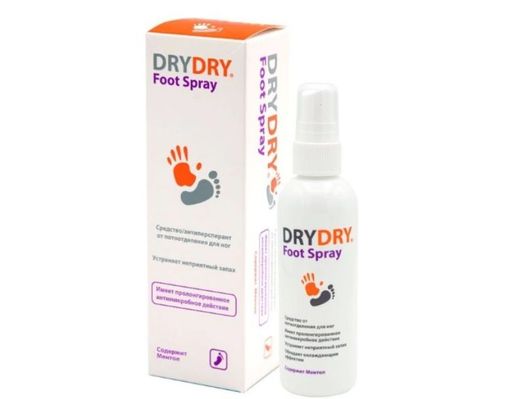 Dry Dry Foot Spray спрей для ног, спрей, 100 мл, 1 шт.