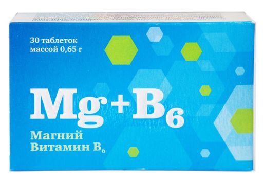 Магний B6 (БАД), таблетки, 30 шт.