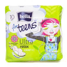 Bella прокладки Ultra Relax Deo for teens, прокладки гигиенические, 4 капли, 10 шт.