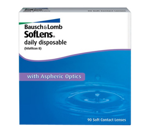 Bausch&Lomb SofLens Daily Disposable Контактные линзы однодневные, BC=8,6 d=14,2, D(-2.50), 90 шт.