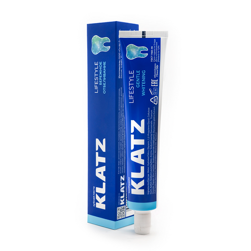 Klatz Lifestyle Зубная паста Бережное отбеливание, паста зубная, 75 мл, 1 шт.