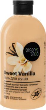 Organic shop фрукты гель для душа Сладкая ваниль, гель для душа, 500 мл, 1 шт.