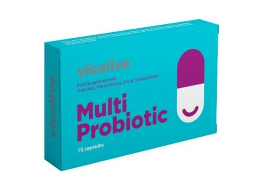 Vicolive Multi Probiotic Комплекс для восстановления микрофлоры кишечника, капсулы, 15 шт.