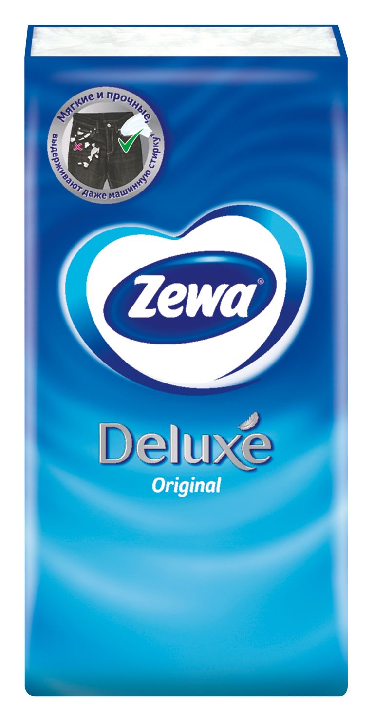 Платочки Zewa Deluxe, 10 шт.